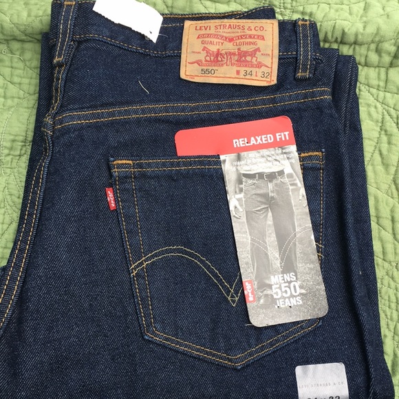 vintage Levi’s men’s jeans 550 made in the USA